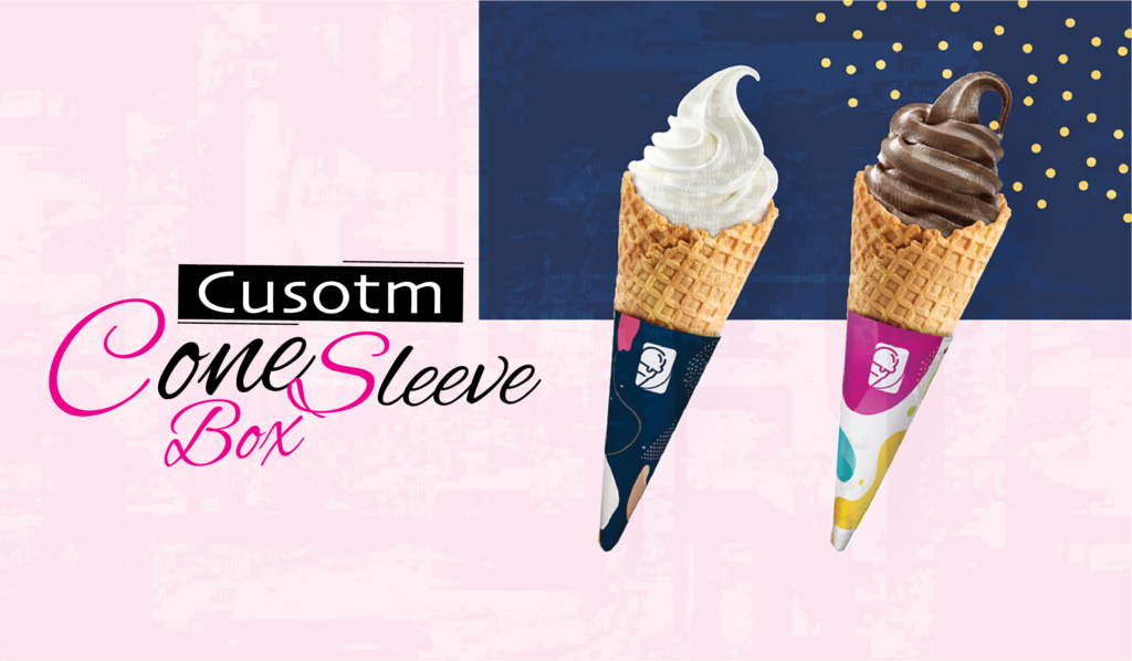 Waffle Cone Paper sleeves