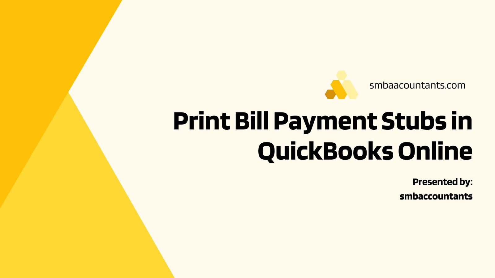 Print Bill Payment Stubs in QuickBooks Online