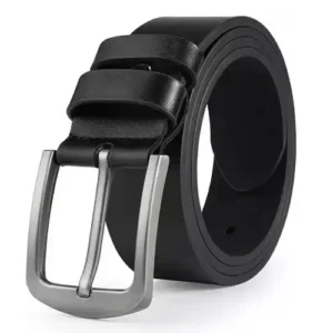 Black Leather Belt For Men’s