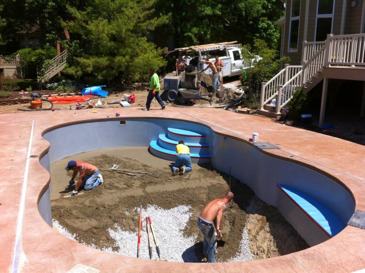 pool construction